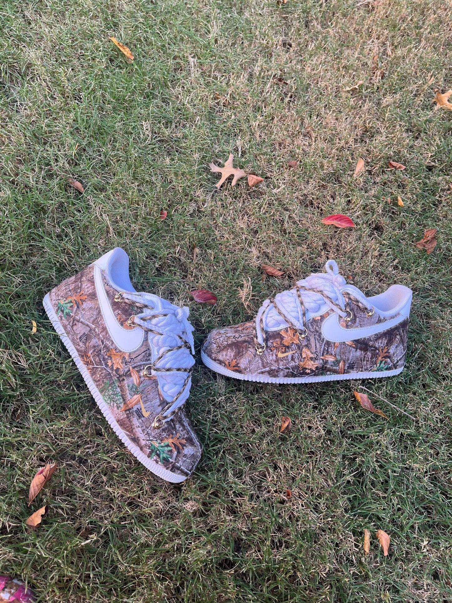 Off White Brown Camo