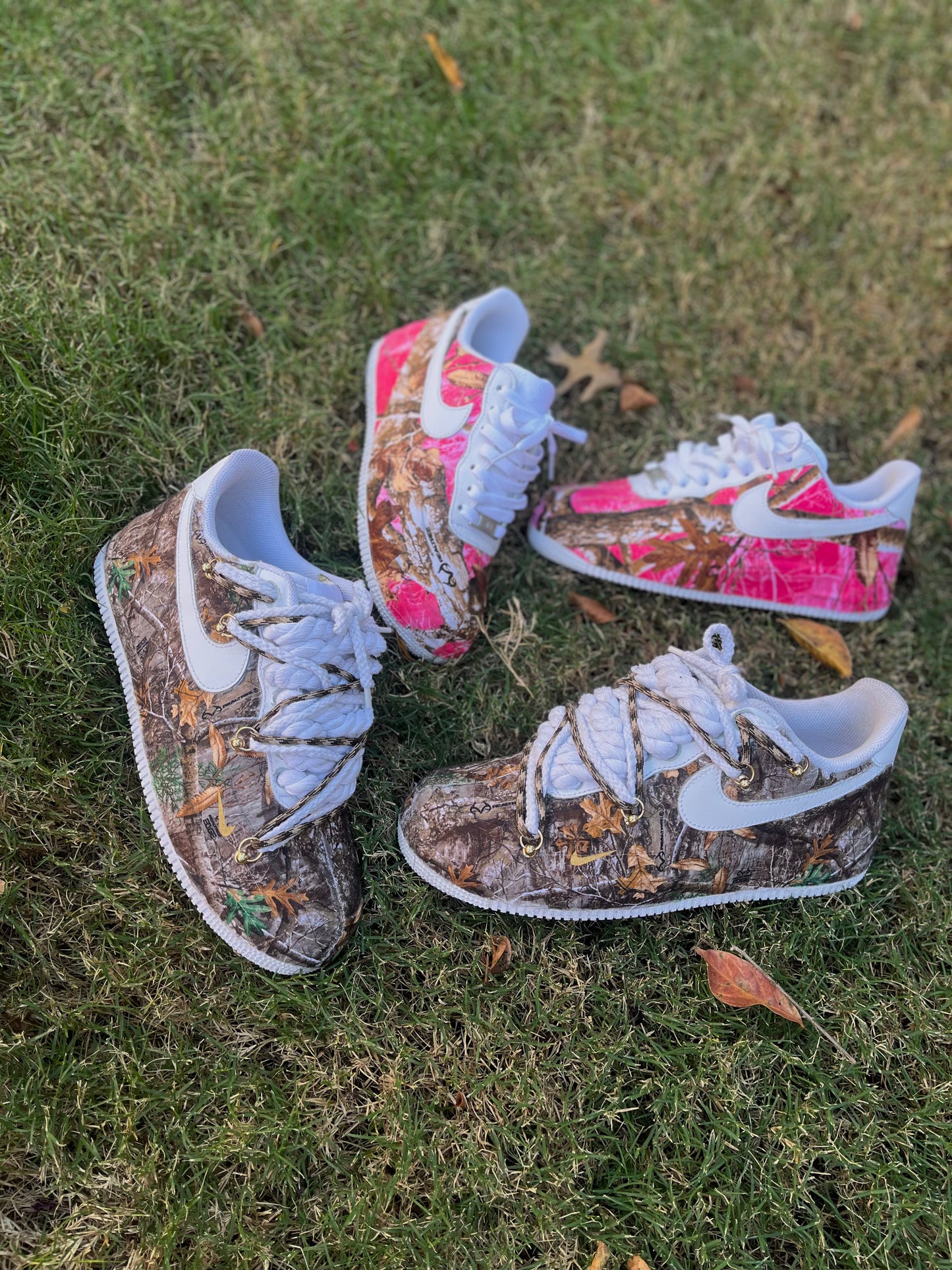 Off White Brown Camo